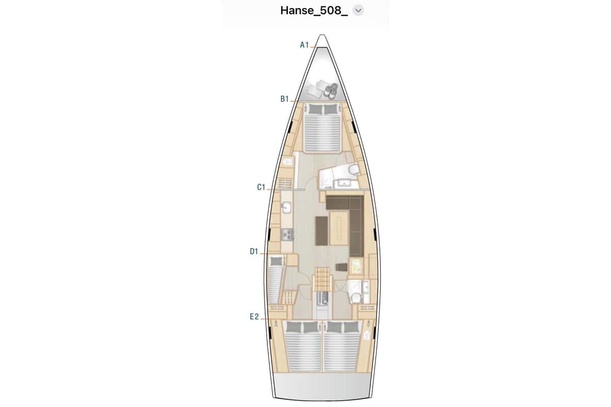 Hanse 508 - miniatura 28